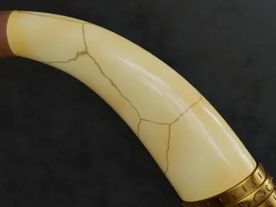 Arabian Dagger 3D model