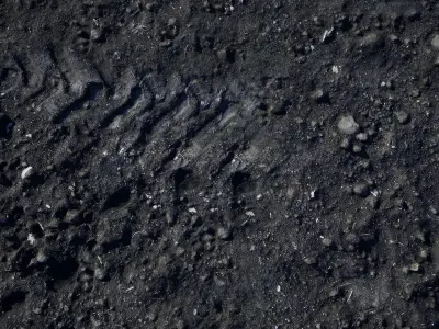 UE Ground soil materials part 01 Low-poly 3D model