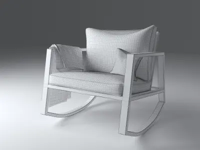Rocking Chair Free 3D model