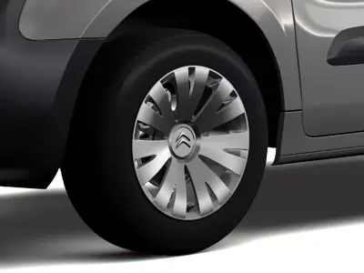 Citroen Berlingo Van 2017 wheel 3D model