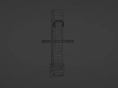 Tourniquet handle Free 3D model