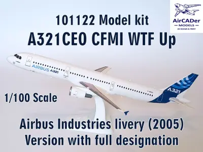 101122 Model kit Airbus A321CEO CFMI WTF Up 3D print model