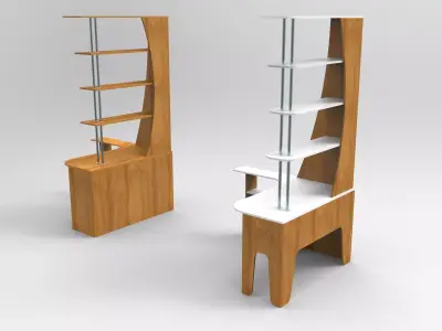Workplace giraffe desk 3D model