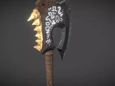 Game ready- AXE Free low-poly 3D model