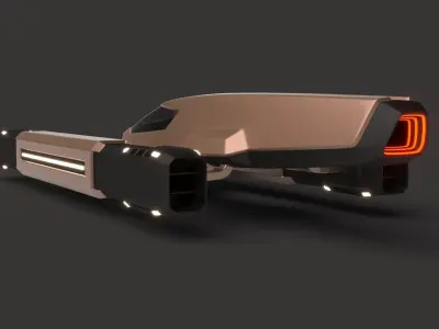 Racing Spaceship Vega 3D model