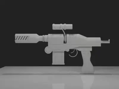 Star Wars Sidearm Blaster 3D model