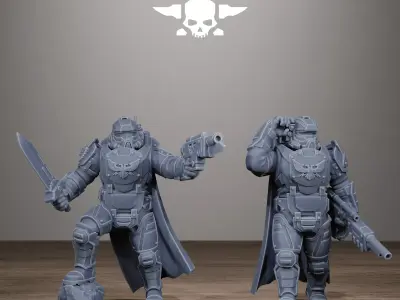Vaskar Heavy Squad 3D print model