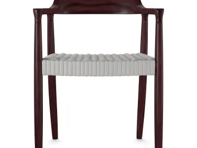Strapped Seat Chair Free 3D model