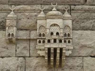 Bird Cage 1 Low-poly 3D model