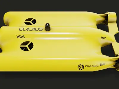 Autonomous Underwater Drone 3D model