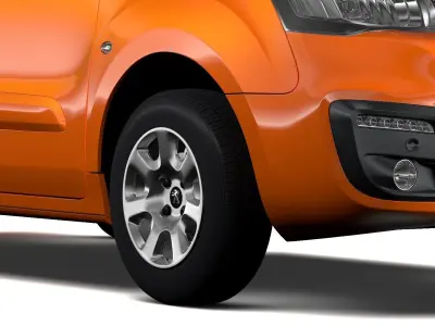 Peugeot Partner Van L2 2017 3D model