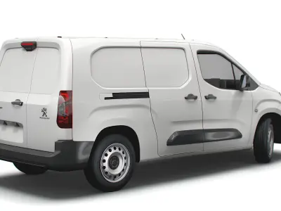 Peugeot E Partner Van LWB 2022 3D model