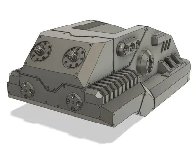 Medium Turret UPDATED 3D print model