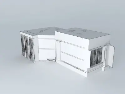 office cabinet for garments product 3D model