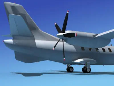 Dreamscape AF-46 Turbo Star Executive V02 3D model