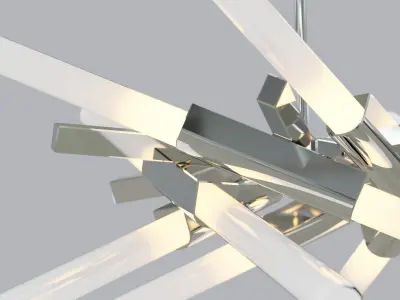 Astral Agnes 01 - 12 Lights by Lindsey Adelman Ceiling Light Free low-poly 3D model