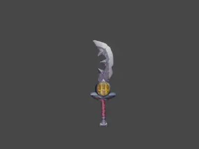 Zeloeman Sword A 38 Low-poly 3D model