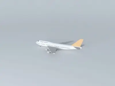 Plane in Viracopos 3D model