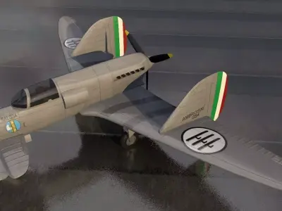 SAI Ambrosini SS-4 3D model
