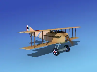 SPAD VII 3D model