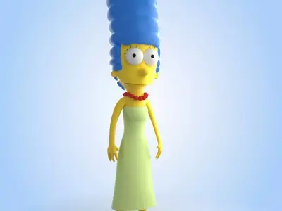 Marge Simpson 3D model
