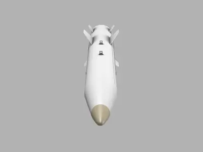 CM-400AKG ANTI-SHIP MISSILE Low-poly 3D model