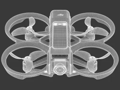 DJI Avata 2 FPV Drone 3D model
