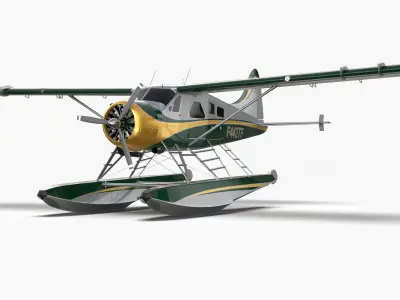 De Havilland Canada DHC-2 Beaver 3D model