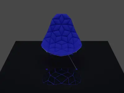 GLOWING CHAIR VERSION 01 Free 3D model