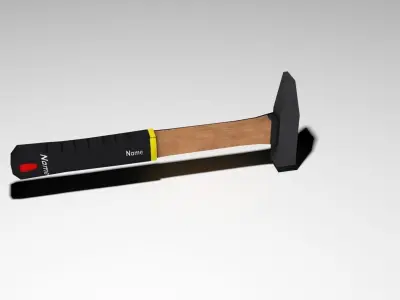 Hammer Low Poly Low-poly 3D model