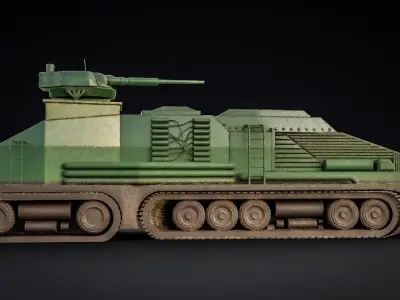 War machine Wall Breaker Tank Engine 3D model