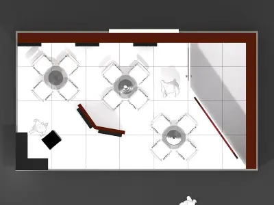 Exhibition Stand - ST0072 3D model