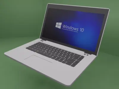 EliteBook Laptop HP 840 G4 3D model Low-poly 3D model