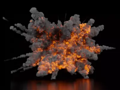 Grenade Explosion 3D model