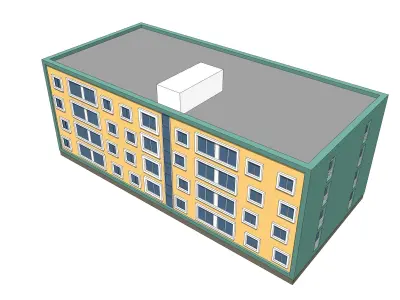 Housing block 3D model