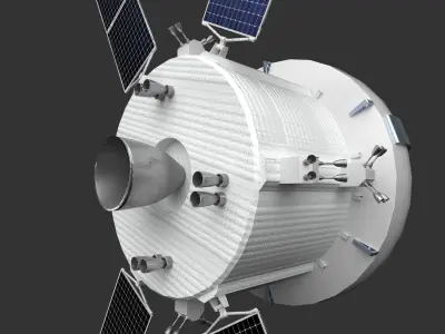 NASA Orion Spacecraft  Low-poly 3D model