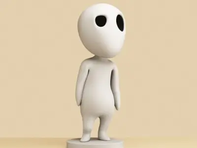 Set of Kodama 001-002 Free 3D print model