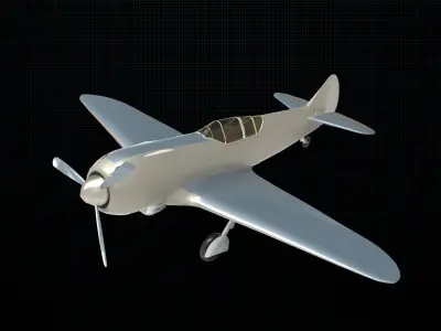 Lavochkin La-5 1 3D model