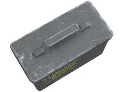 Ammunition Box 1 Low-poly 3D model