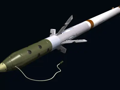 Hydra 70 APKWS II v2 3D model