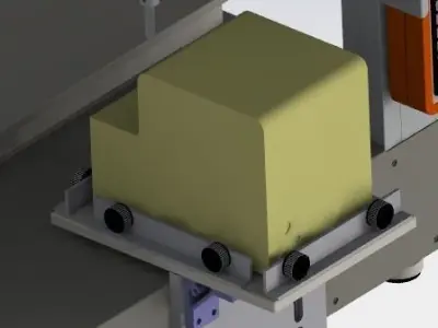 Table type screw machine 3D model