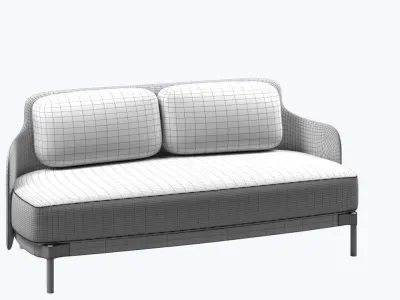 sofa Tape Minotti Free 3D model