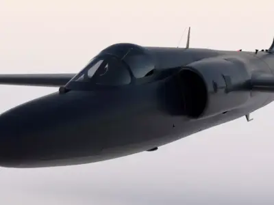 U2 Airplane 3D model