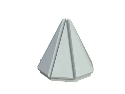 Sci Fi Object No 2312 Low Poly Low-poly 3D model