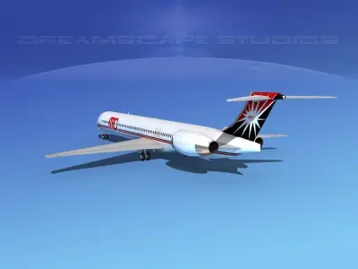 McDonnell Douglas MD-90 AMC 3D model