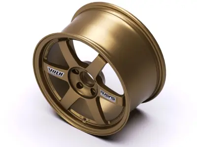 Volk RAYS TE37 Original 3D model