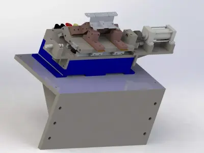 Angle fixture platform 3D model