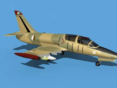 Aero Vodochody L-39 Albatross Algeria 3D model