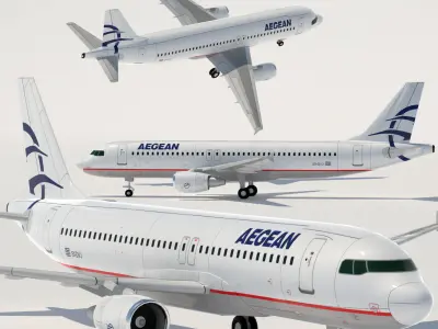 A320 Collection Eight Europe Airlines 1 3D model