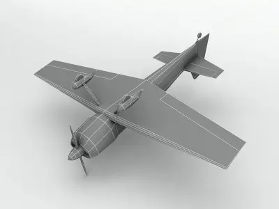 Cap 232 Aircraft Breitling Academy LOW Low-poly 3D model